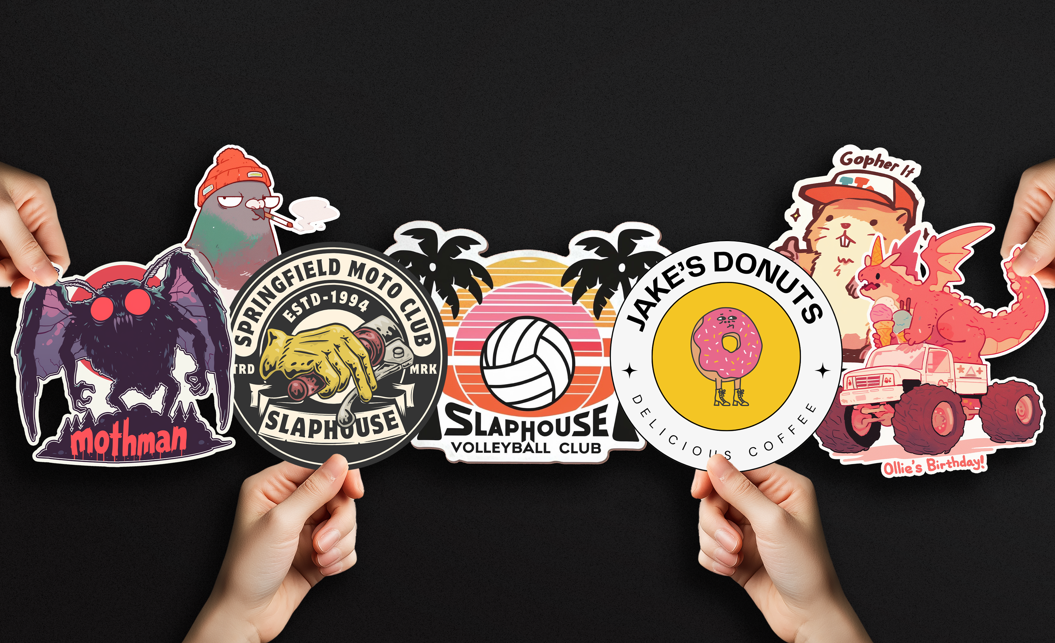Custom Premium Vinyl Stickers & Decals