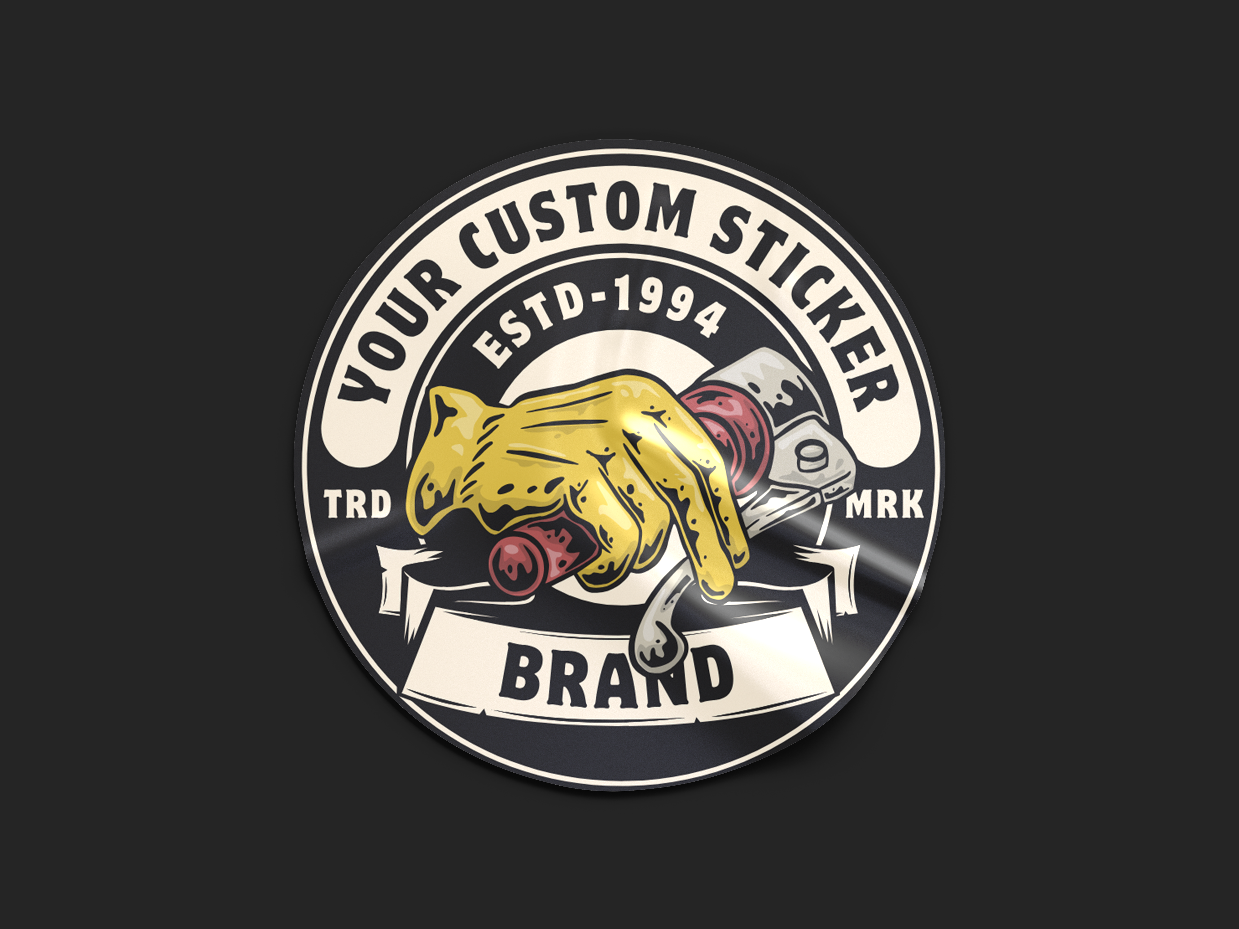 Circle Vinyl Stickers